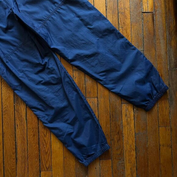 Vintage 90s‎ Nike White Tag Windreaker Track Pants Men XL Navy Blue Light Rave - Picture 7 of 7